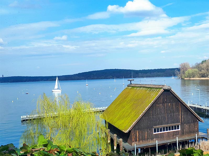 Bewohnte Flussinseln in Deutschland - Schwanenwerder in der Havel 