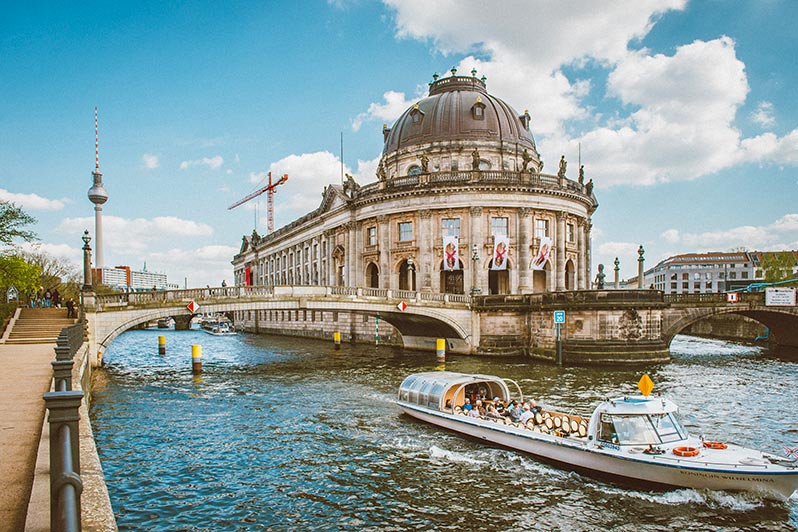 Bewohnte Flussinseln in Deutschland - Spreeinsel in der Spree